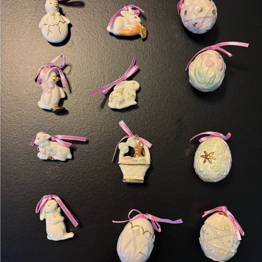 Lenox Pastel Easter Ornaments Set